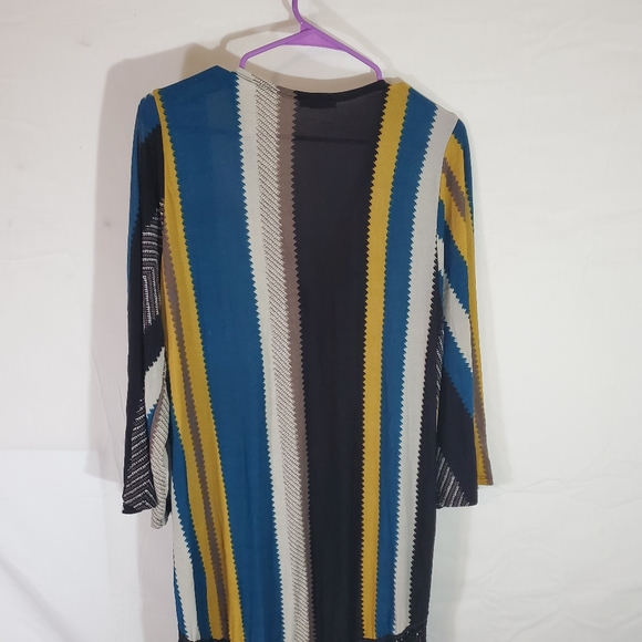 Orange Caramel Open Front Cardigan Size Medium - Picture 5 of 6